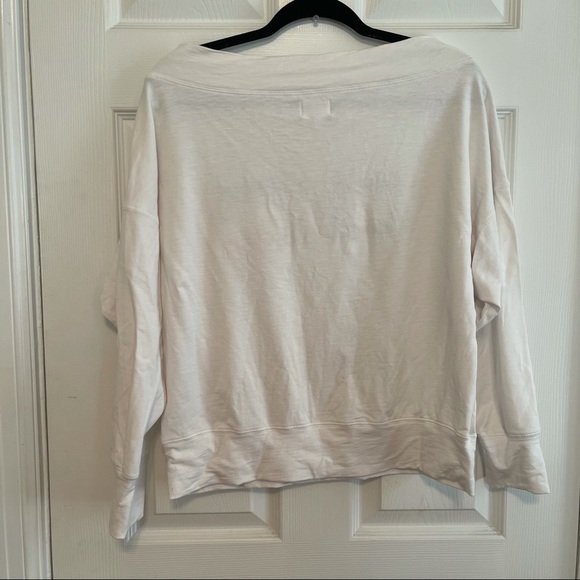 SUNDRY Beach Happy Off Shoulder Pullover In Pigment Paper Size 2 (Medium) - Picture 9 of 10